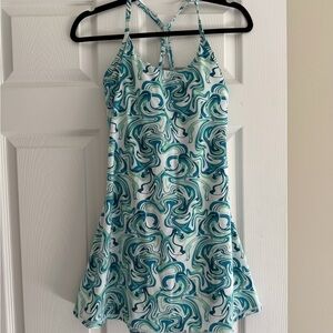 HALARA Swirl Print Athletic Dress